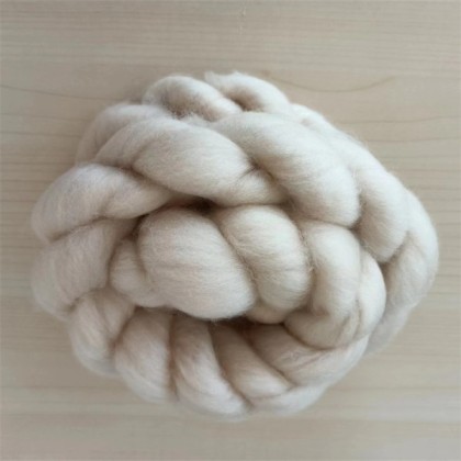 Pure Chinese Sheep Wool Tops Lt.grey, Pure Chinese Sheep Wool Tops Lt.grey