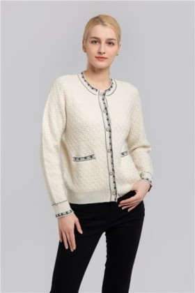 Fashion knitting Cashmere Cardigan 1210211, 1210211