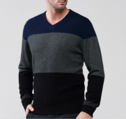 Men's Cashmere Sweater, SFM-327