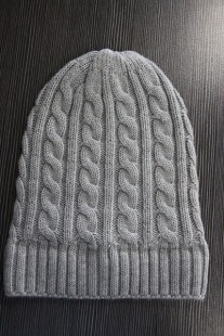 Cashmere hat, SFD-Cable hat