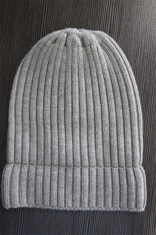 Gray Cashmere Hat