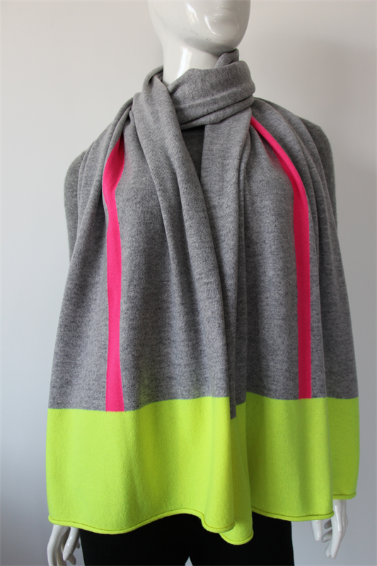 Dark Blue Cashmere Scarf