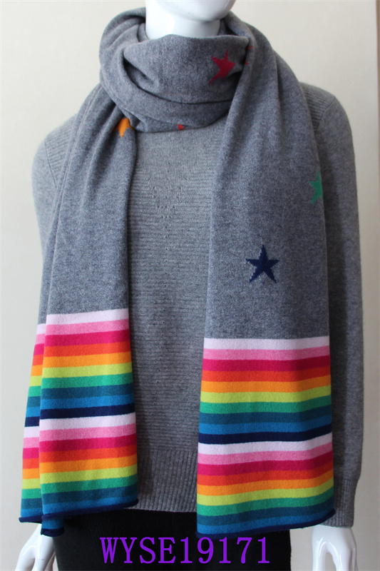 Pure cashmere scarf, WYSE19171