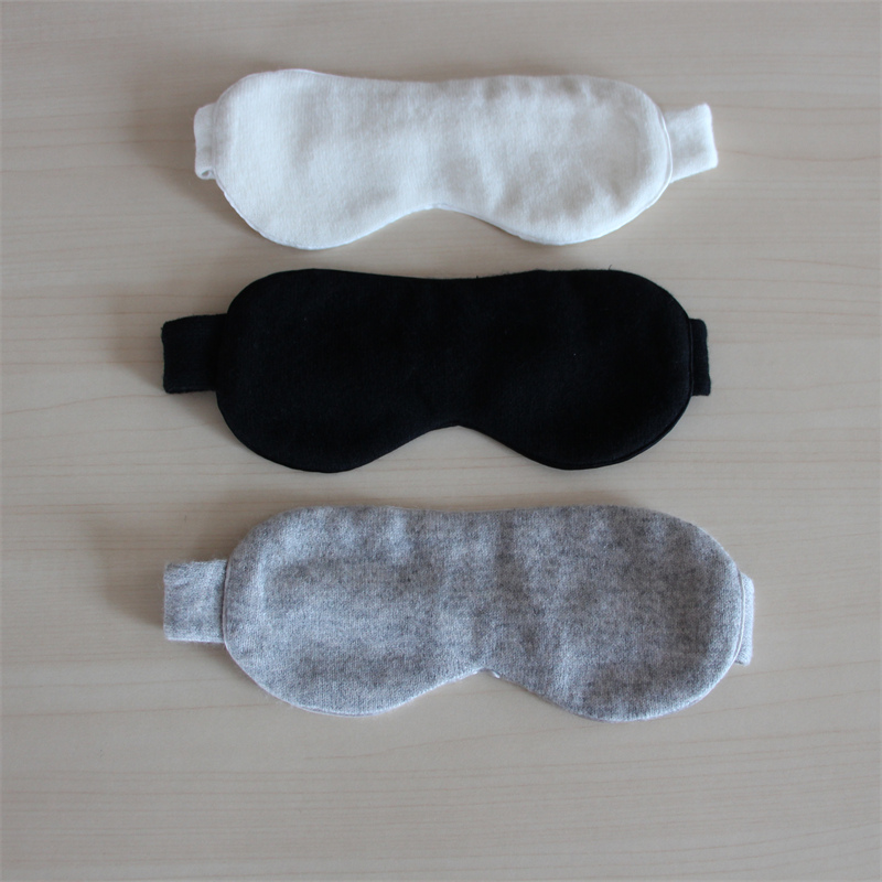 Silk-Lined Cashmere Sleep Mask