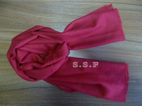 Pink Woolen Cashmere Scarf