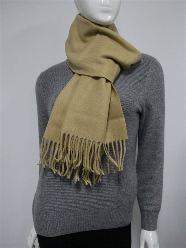 Wool/Cashmere Blend Woven Scarf
