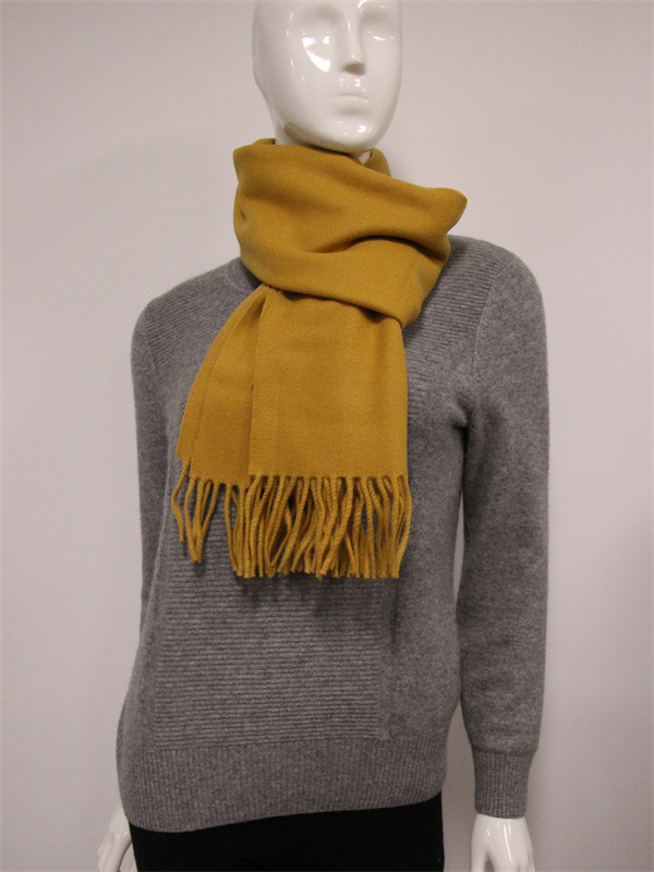 Wool/Cashmere Blend Woven Scarf