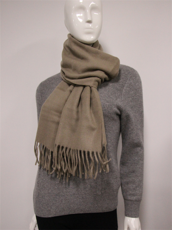 Wool/Cashmere Blend Woven Scarf