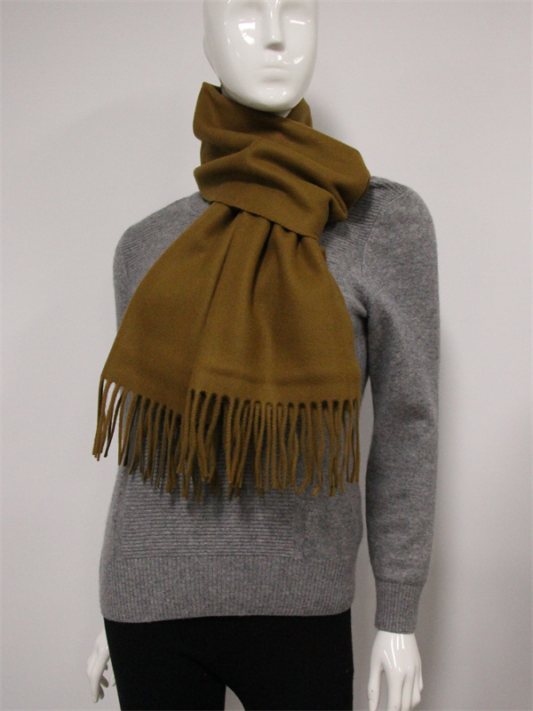 Wool/Cashmere Blend Woven Scarf