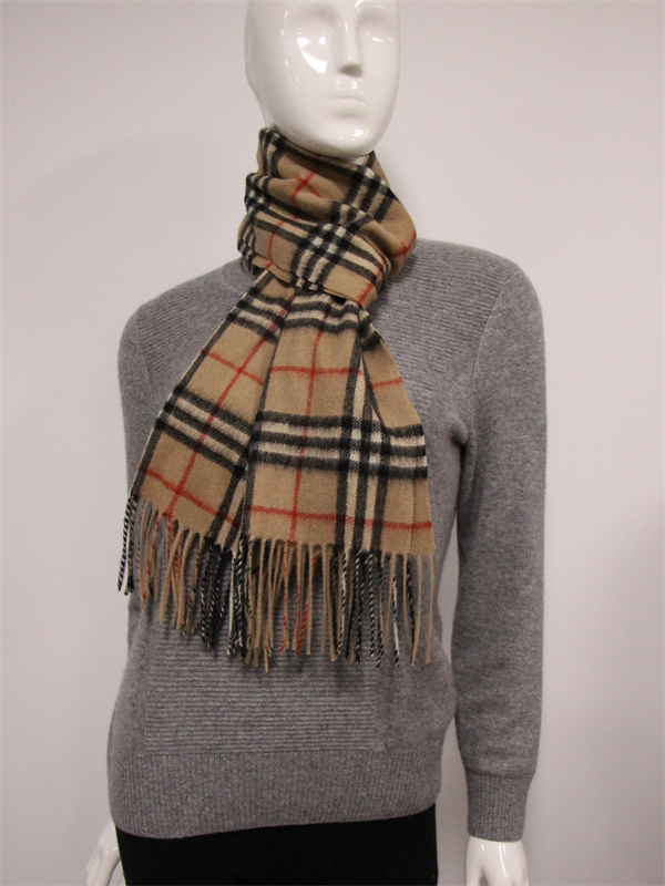 Wool/Cashmere Blend Woven Scarf