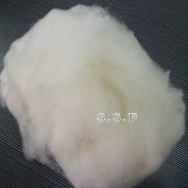 15.5mic/38mm Cashmere Fibre White, 15.5mic/38mm cashmere fibre white