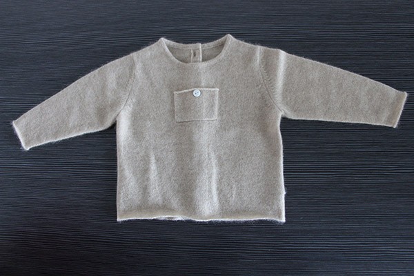 12gg supersoft sweater cashmere baby sweater