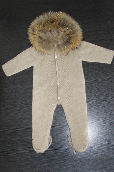 Baby 100% cashmere onesie