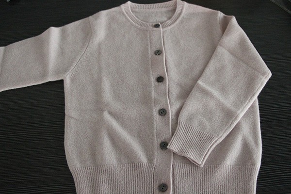 Children's cashmere button cardigan