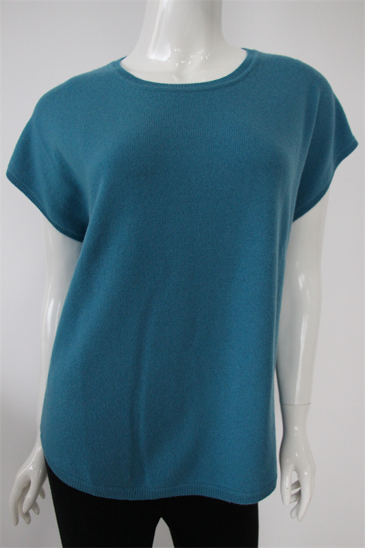 Essential Short Sleeve Cashmere Sweater