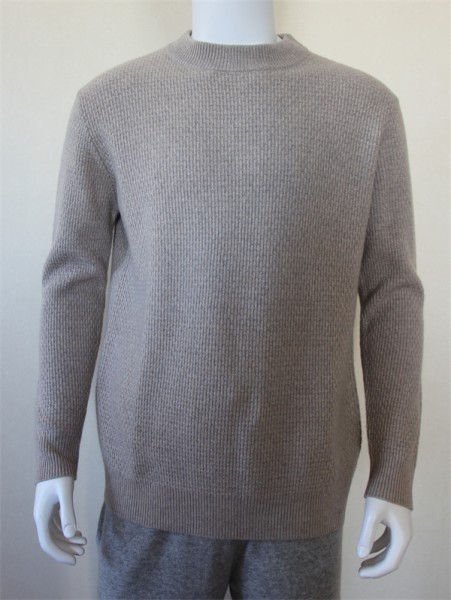 Thickened Men's Round Cashmere Sweater