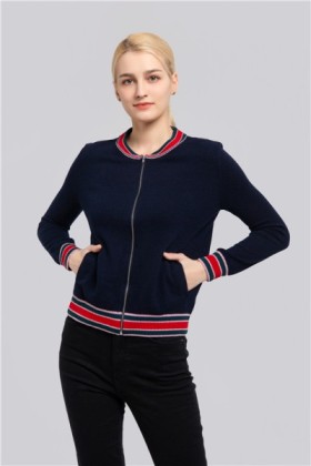 Jacket colored rib at neck, bottom and cuff WJ-03, WJ-03